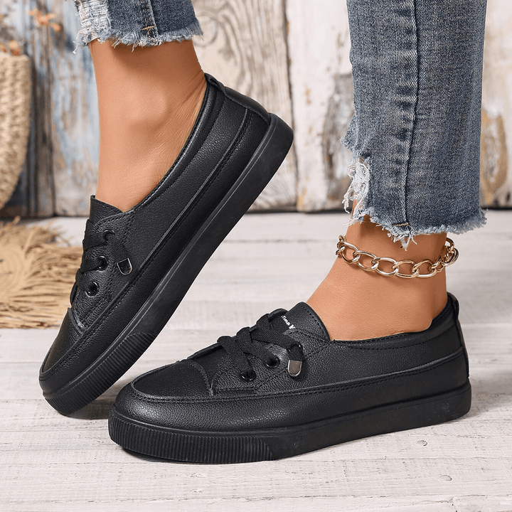 Alina Orthopedic Lace-Up Flats