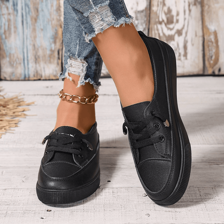 Alina Orthopedic Lace-Up Flats