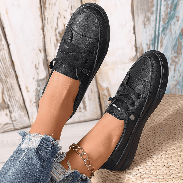 Alina Orthopedic Lace-Up Flats