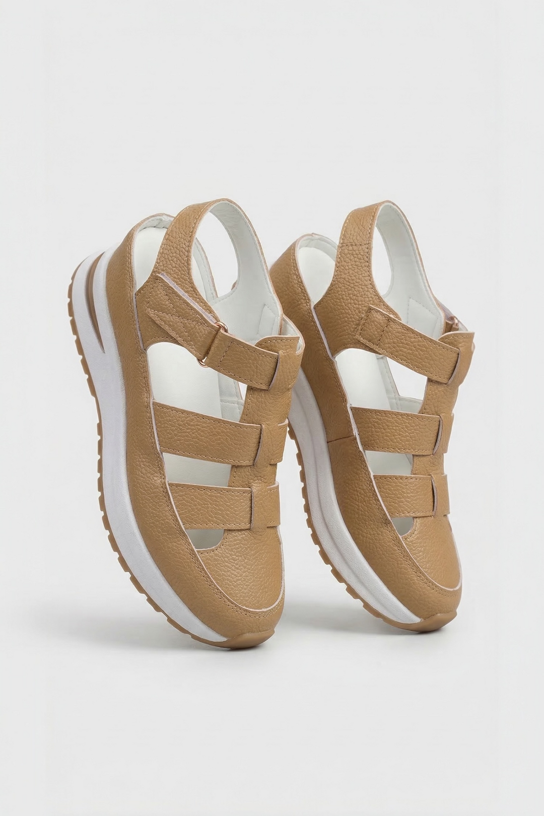 Elara Velcro Wedge Sandals