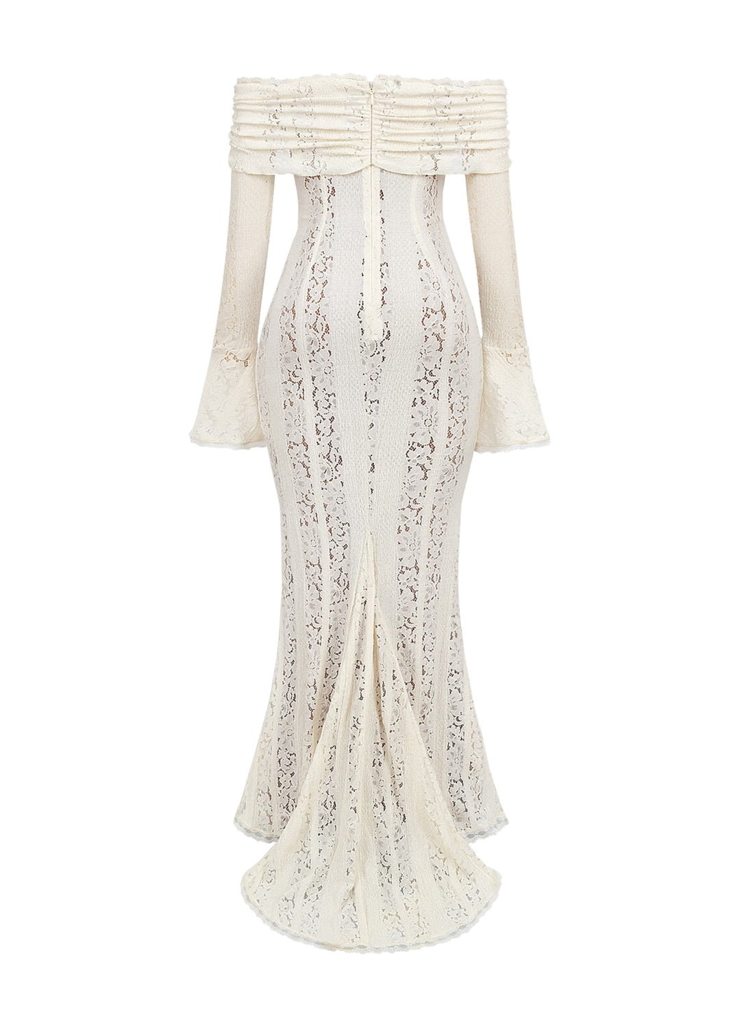 Arielle Lace Maxi Dress – White