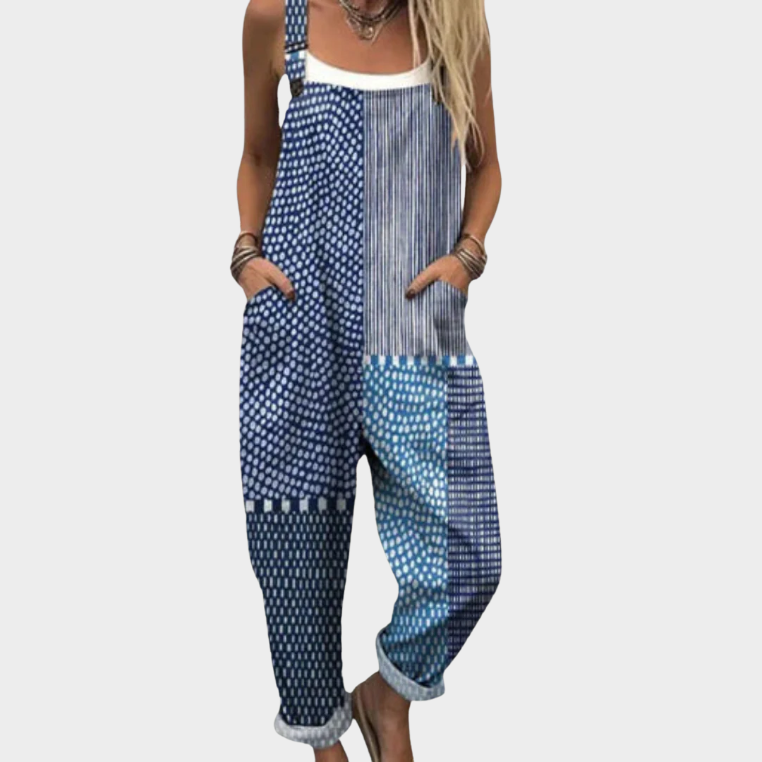 Comfortable Printed Overall