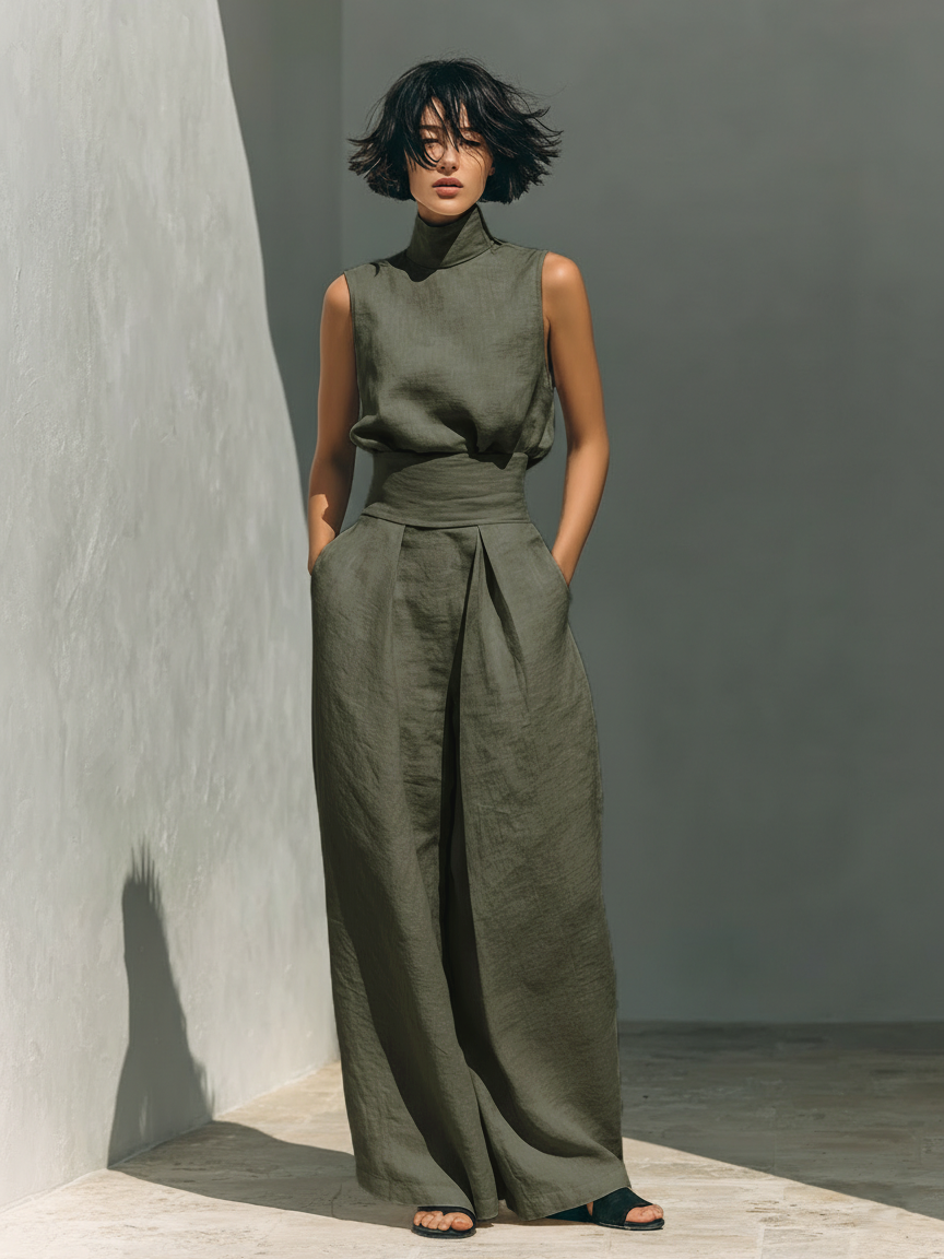Valeria Ruffle Sleeve Elegance Dress