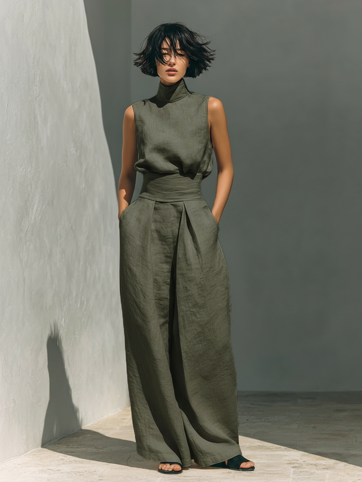 Valeria Ruffle Sleeve Elegance Dress