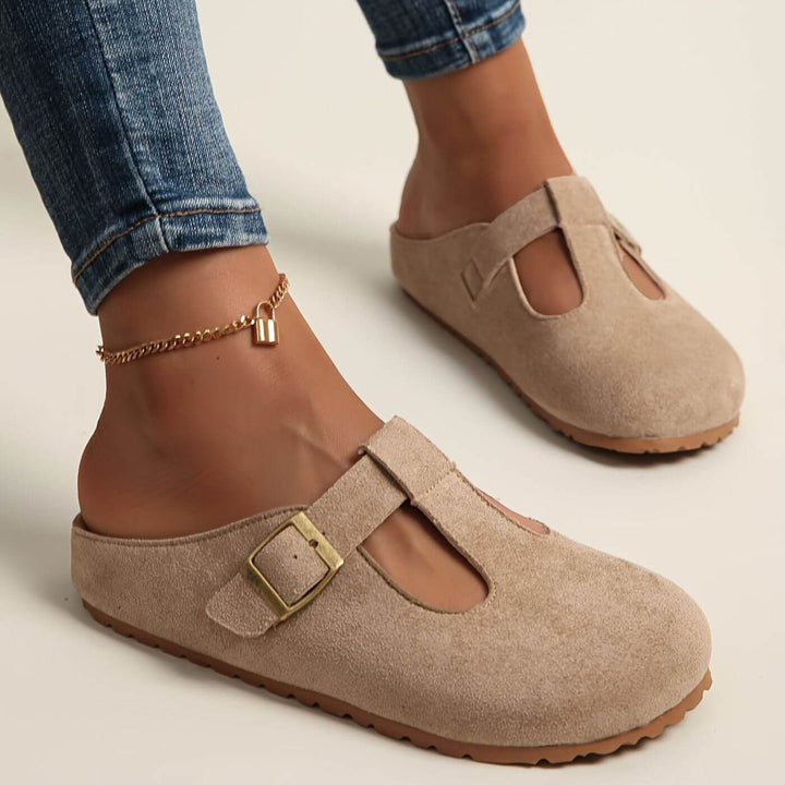 Elara Buckle Comfort Clogs