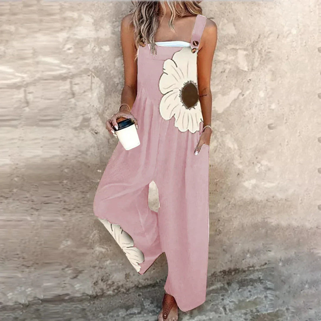 Comfortable Printed Overall