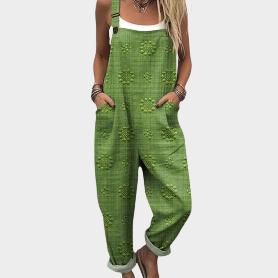 Comfortable Printed Overall