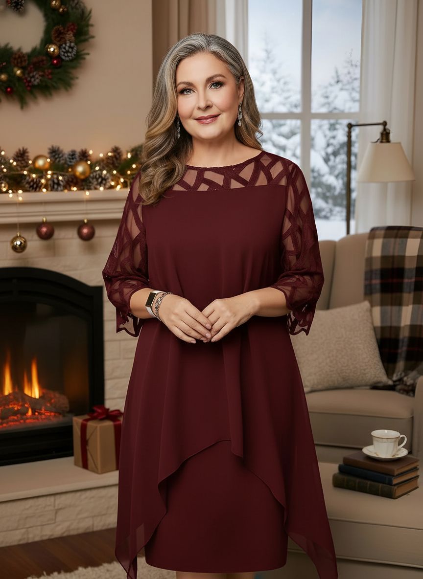 Adelina Lace Elegance Dress