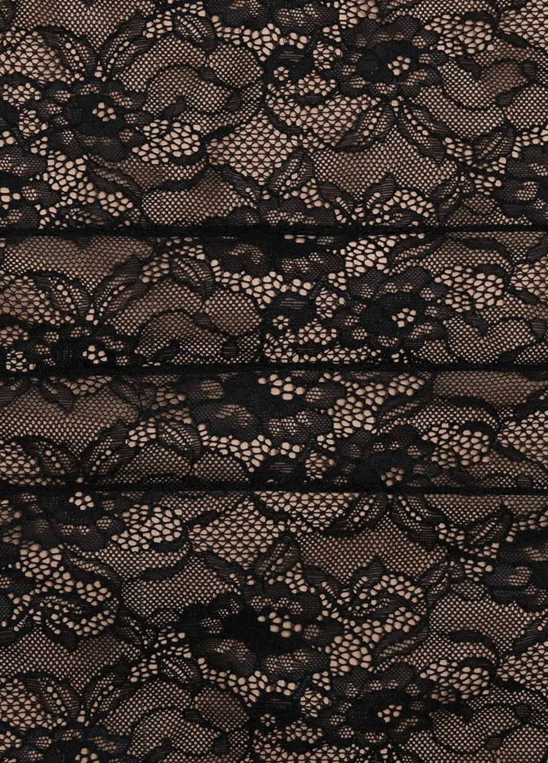 Selene Noir Lace Maxi Dress