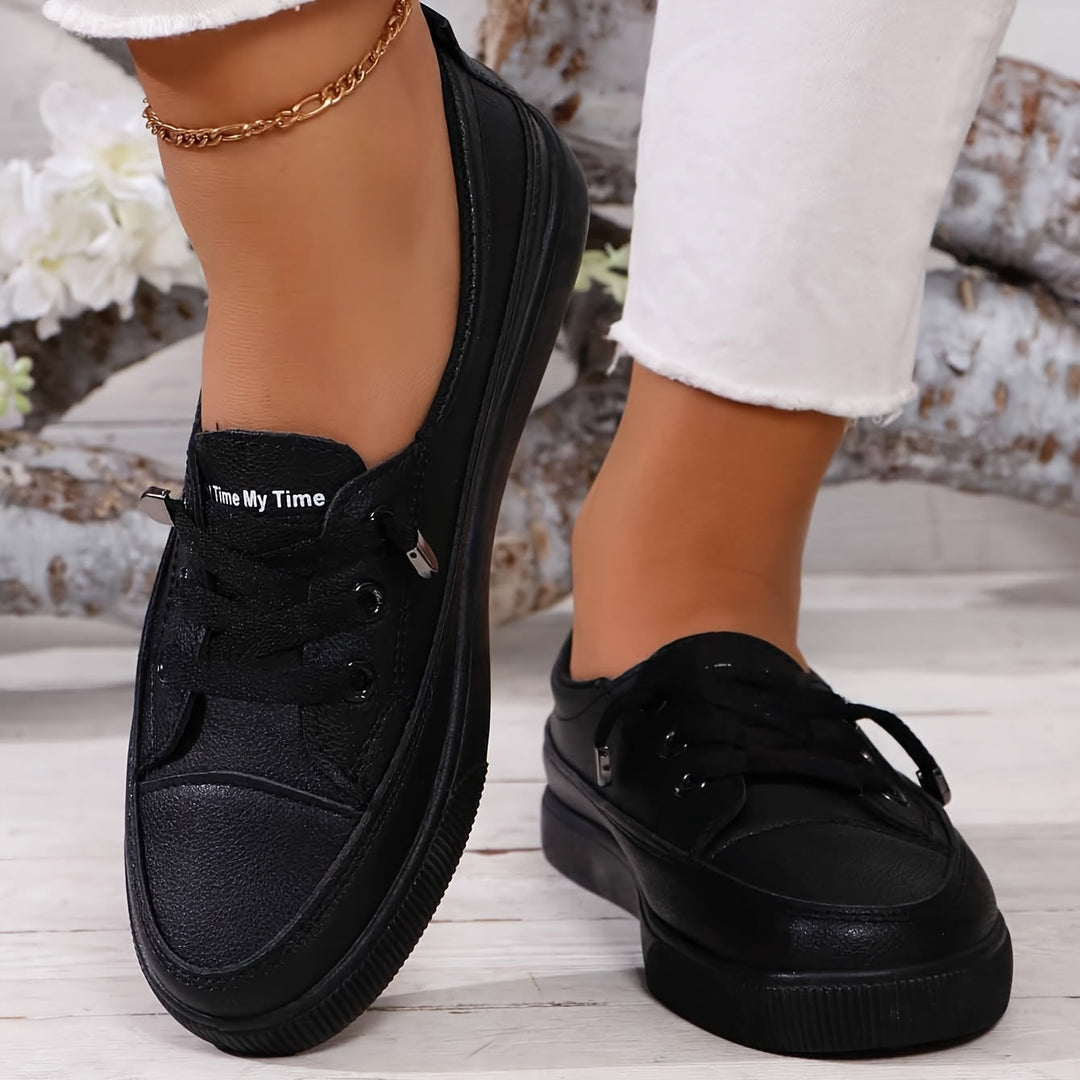 Alina Orthopedic Lace-Up Flats