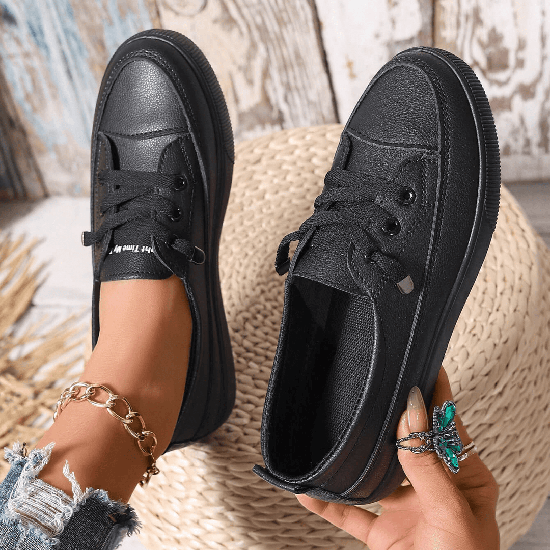 Alina Orthopedic Lace-Up Flats