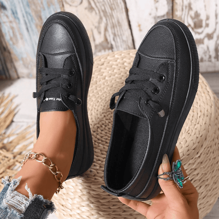 Alina Orthopedic Lace-Up Flats