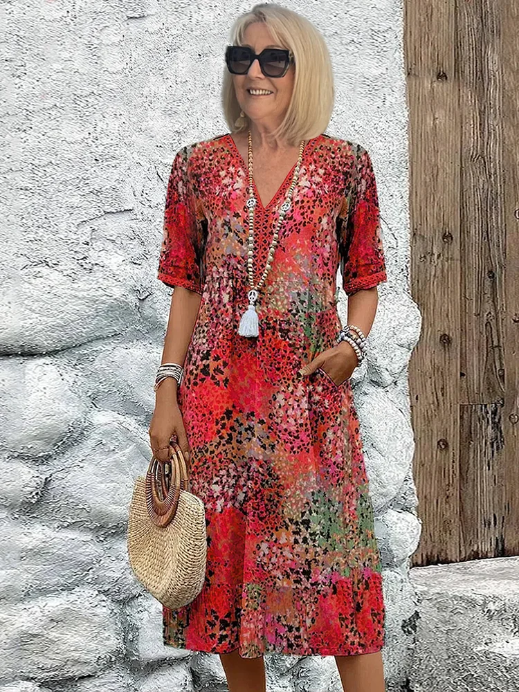Rosalind Bloom Midi Dress