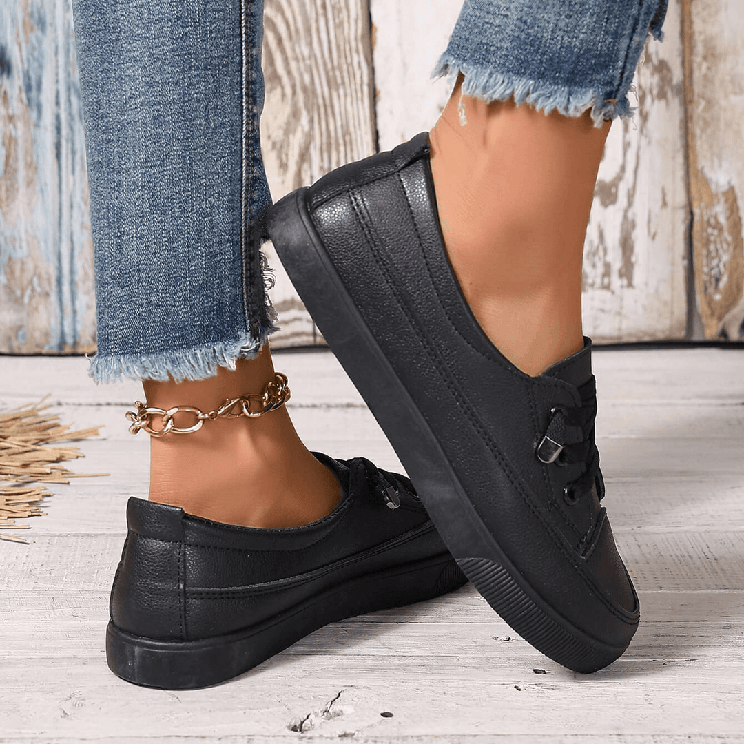 Alina Orthopedic Lace-Up Flats