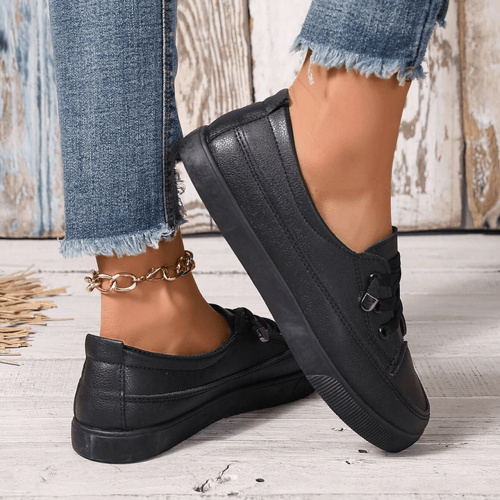 Alina Orthopedic Lace-Up Flats