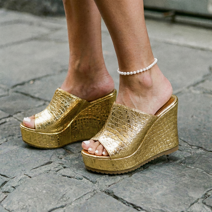 Selene LuxeShine Wedges