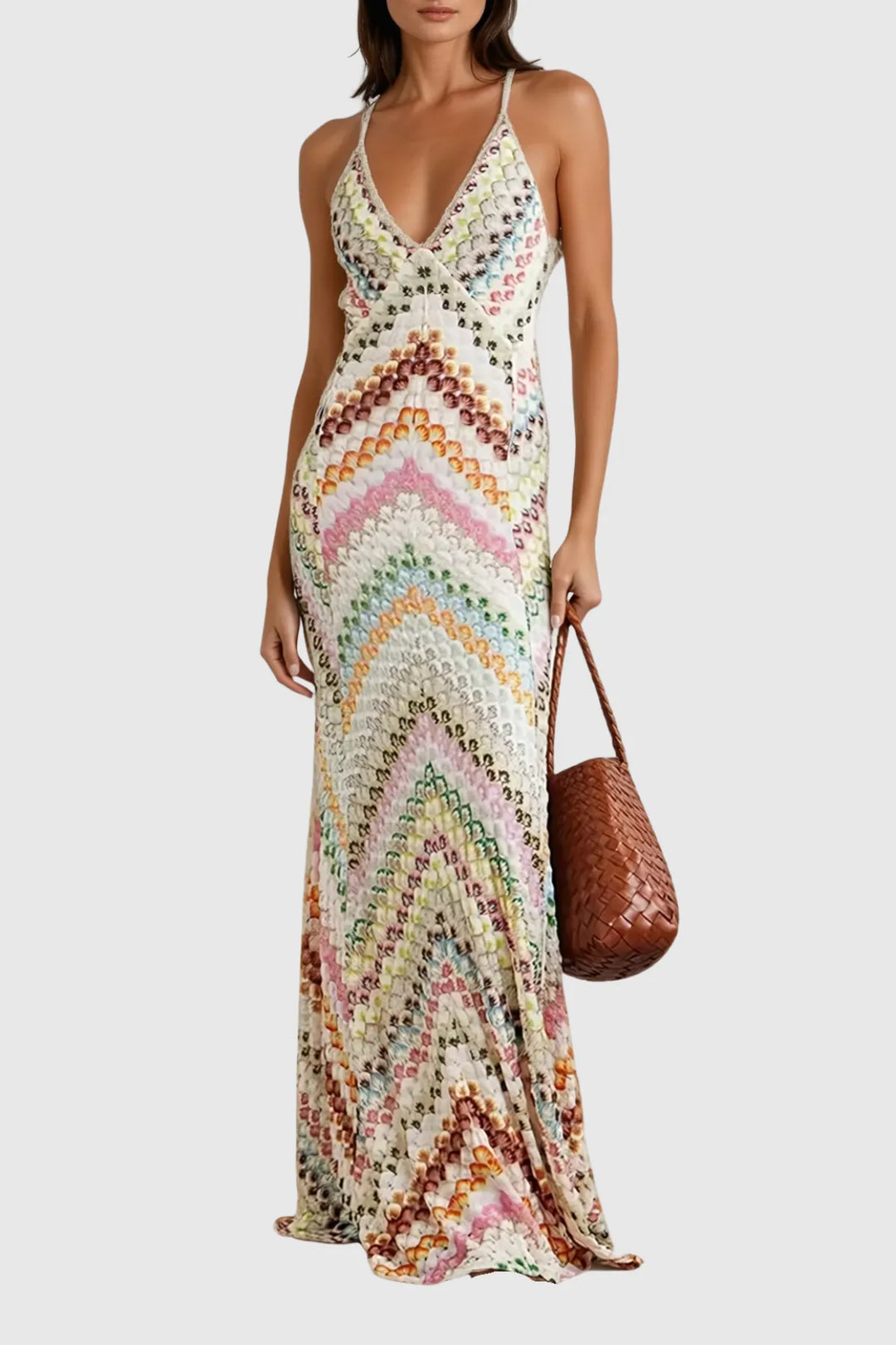 Lianora Rose Cheongsam Maxi Dress